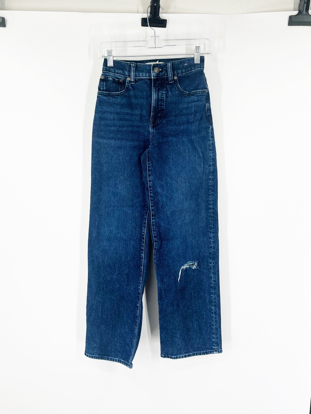Madewell The Perfect Vintage Wide-Leg Jeans in Nighthawk Wash